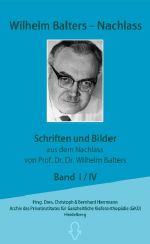 Wilhelm Balters Nachlass - Schriften und Bilder - ganzheitliche Kieferorthopädie